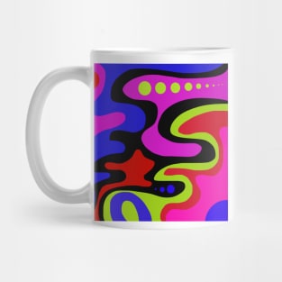 Abstract primary colors II Mug